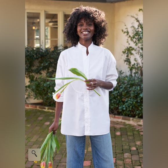 NWOT Frank & Eileen VICTORIA Italian Tuxedo Shirt. Size M. - Picture 4 of 16